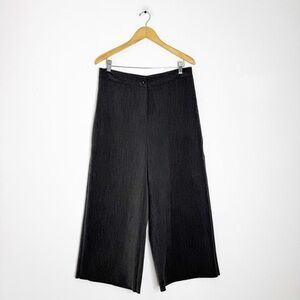 MATTHILDUR Cropped Wide Leg Pants Charcoal High Rise Size 2
